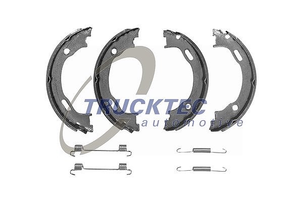Trucktec Automotive Bremsbackensatz, Feststellbremse [Hersteller-Nr. 02.35.227] für Chrysler, Lancia, Mercedes-Benz