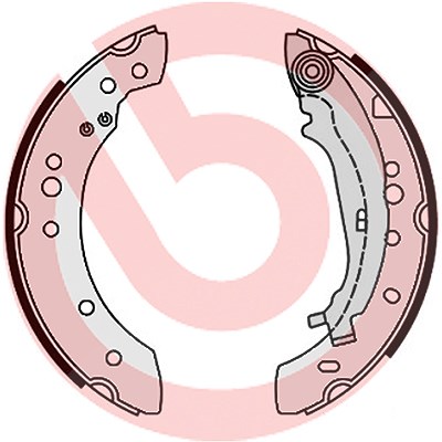 Brembo Bremsbackensatz [Hersteller-Nr. S54521] für Mitsubishi, Smart