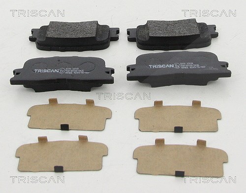 Triscan Bremsbeläge hinten (Satz) [Hersteller-Nr. 811013110] für Lexus, Toyota