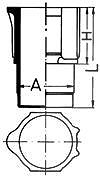 Kolbenschmidt Zylinderlaufbuchse [Hersteller-Nr. 89309110] für Jeep, Renault