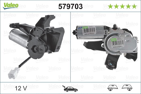 Valeo Wischermotor [Hersteller-Nr. 579703] für Citroën