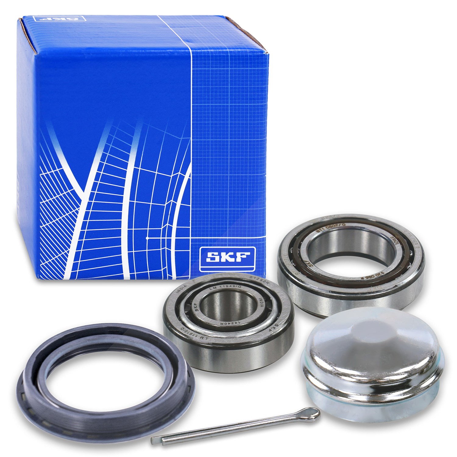 Skf Radlagersatz Hinterachse [Hersteller-Nr. VKBA542] für VW, Audi, Seat