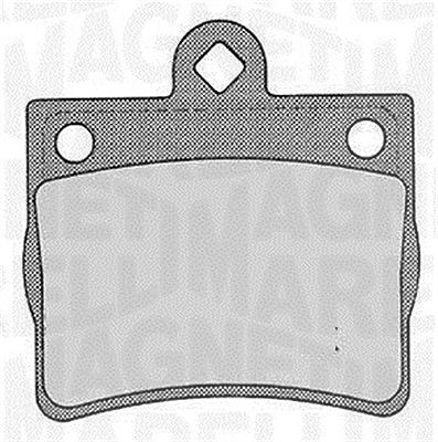Magneti Marelli Bremsbelagsatz, Scheibenbremse [Hersteller-Nr. 363916060297] für Mercedes-Benz