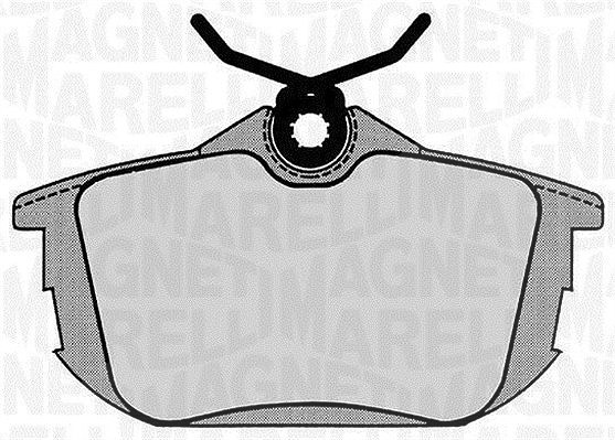 Magneti Marelli Bremsbelagsatz, Scheibenbremse [Hersteller-Nr. 363916060336] für Proton, Mitsubishi, Volvo, Smart