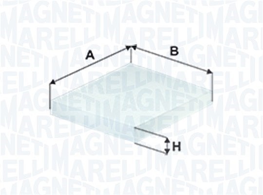 Magneti Marelli Filter, Innenraumluft [Hersteller-Nr. 350203062220] für Toyota