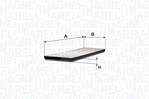 Magneti Marelli Filter, Innenraumluft [Hersteller-Nr. 350203066180] für Iveco