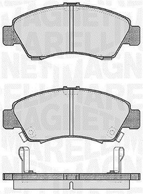 Magneti Marelli Bremsbelagsatz, Scheibenbremse [Hersteller-Nr. 363916060276] für Honda