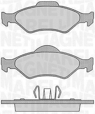 Magneti Marelli Bremsbelagsatz, Scheibenbremse [Hersteller-Nr. 363916060251] für Mazda, Ford