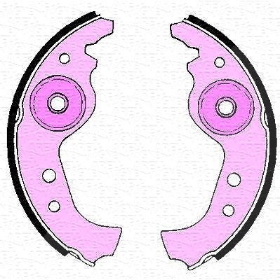 Magneti Marelli Bremsbacke [Hersteller-Nr. 360219196290] für Seat, Lancia, Abarth, Fiat, Zastava, Fso, Innocenti, Autobianchi
