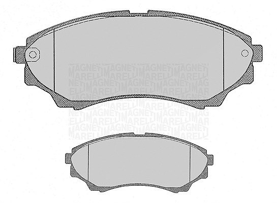 Magneti Marelli Bremsbelagsatz, Scheibenbremse [Hersteller-Nr. 363916060439] für Mazda, Ford