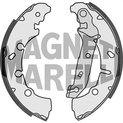 Magneti Marelli Bremsbacke [Hersteller-Nr. 360219198326] für Mazda, Ford