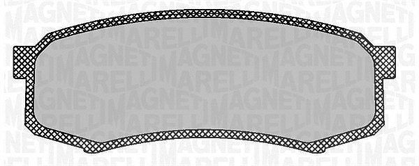 Magneti Marelli Bremsbelagsatz, Scheibenbremse [Hersteller-Nr. 363916060705] für Lexus, Mitsubishi, Toyota