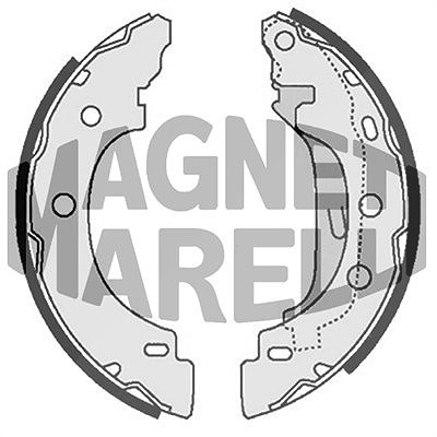 Magneti Marelli Bremsbacke [Hersteller-Nr. 360219192198] für Nissan, Renault