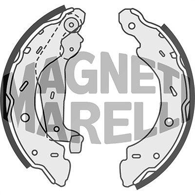Magneti Marelli Bremsbacke [Hersteller-Nr. 360219198292] für Smart