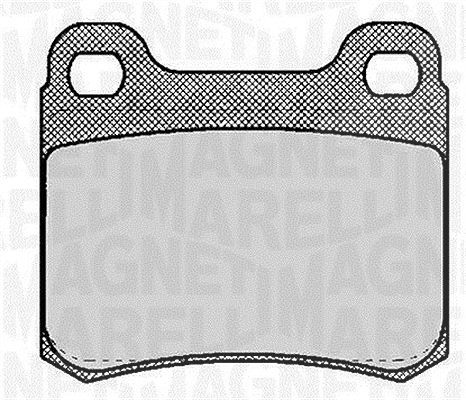 Magneti Marelli Bremsbelagsatz, Scheibenbremse [Hersteller-Nr. 363916060304] für Mercedes-Benz
