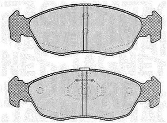 Magneti Marelli Bremsbelagsatz, Scheibenbremse [Hersteller-Nr. 363916060196] für Citroën, Peugeot
