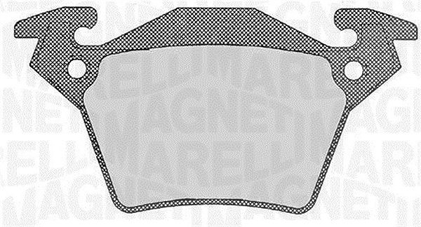 Magneti Marelli Bremsbelagsatz, Scheibenbremse [Hersteller-Nr. 363916060328] für Mercedes-Benz