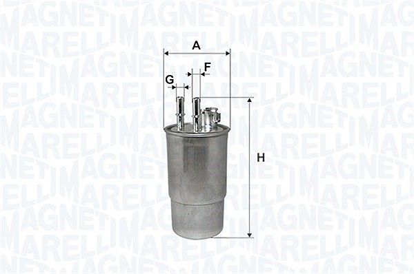 Magneti Marelli Kraftstofffilter [Hersteller-Nr. 153071760251] für Renault