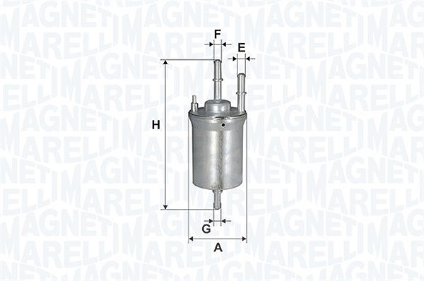 Magneti Marelli Kraftstofffilter [Hersteller-Nr. 152071760859] für Ktm, Seat, VW, Skoda, Audi