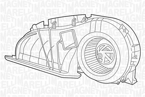 Magneti Marelli Innenraumgebläse [Hersteller-Nr. 069401324010] für Renault