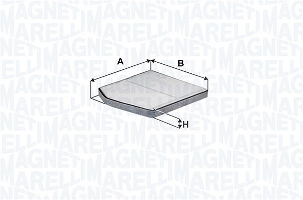 Magneti Marelli Filter, Innenraumluft [Hersteller-Nr. 350203063950] für Volvo