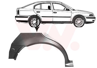 Van Wezel Seitenwand [Hersteller-Nr. 7620148] für Skoda