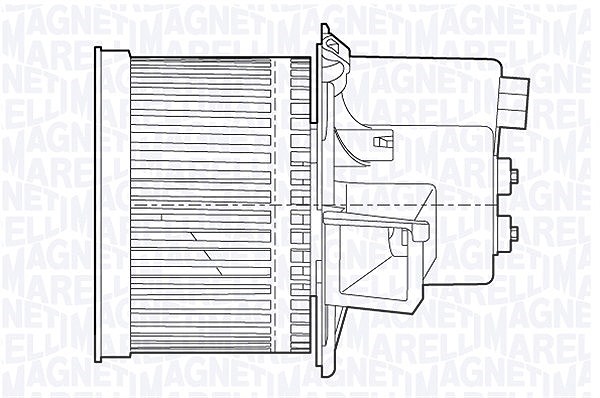 Magneti Marelli Innenraumgebläse [Hersteller-Nr. 069412655010] für Fiat, Ford