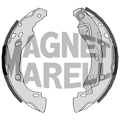 Magneti Marelli Bremsbacke [Hersteller-Nr. 360219198308] für Dacia, Renault
