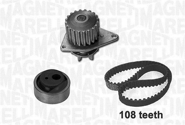 Magneti Marelli Wasserpumpe + Zahnriemensatz [Hersteller-Nr. 341401950001] für Citroën, Peugeot