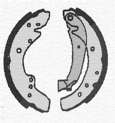 Magneti Marelli Bremsbacke [Hersteller-Nr. 360219192164] für Peugeot, Citroën, Fiat