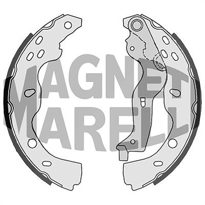 Magneti Marelli Bremsbacke [Hersteller-Nr. 360219198347] für Suzuki, Fiat
