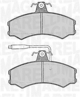 Magneti Marelli Bremsbelagsatz, Scheibenbremse [Hersteller-Nr. 363916060175] für Alfa Romeo, Talbot, Peugeot, Citroën, Fiat