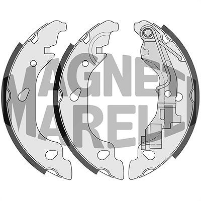 Magneti Marelli Bremsbacke [Hersteller-Nr. 360219192195] für Fiat