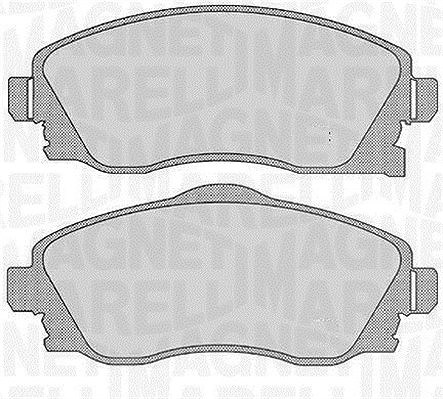 Magneti Marelli Bremsbelagsatz, Scheibenbremse [Hersteller-Nr. 363916060551] für Opel, Vauxhall