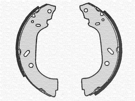 Magneti Marelli Bremsbacke [Hersteller-Nr. 360219192163] für Peugeot, Citroën, Lancia, Fiat