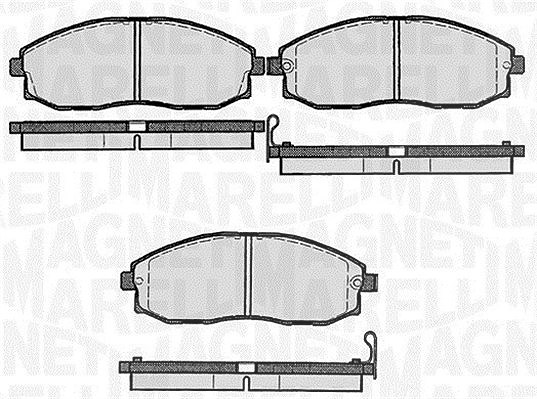Magneti Marelli Bremsbelagsatz, Scheibenbremse [Hersteller-Nr. 363916060279] für Hyundai