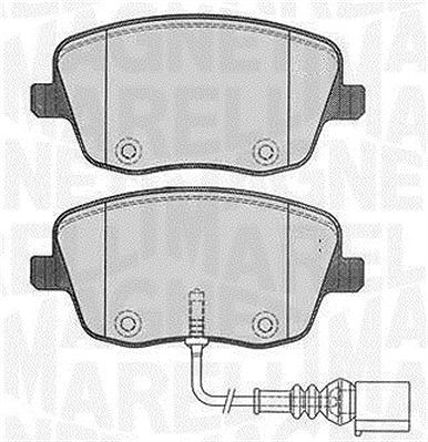 Magneti Marelli Bremsbelagsatz, Scheibenbremse [Hersteller-Nr. 363916060576] für Seat, VW, Skoda