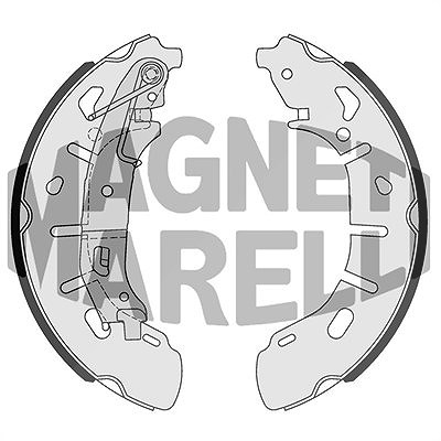Magneti Marelli Bremsbacke [Hersteller-Nr. 360219198357] für Fiat