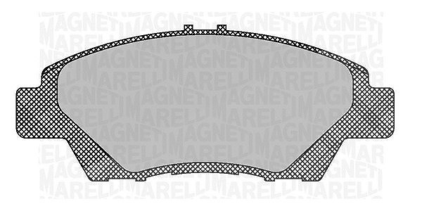 Magneti Marelli Bremsbelagsatz, Scheibenbremse [Hersteller-Nr. 363916060707] für Honda