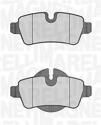 Magneti Marelli Bremsbelagsatz, Scheibenbremse [Hersteller-Nr. 363916060626] für Mini