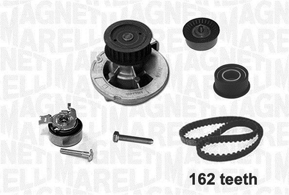 Magneti Marelli Wasserpumpe + Zahnriemensatz [Hersteller-Nr. 341405720002] für Opel