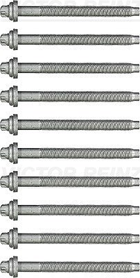 Victor Reinz Zylinderkopfschraubensatz [Hersteller-Nr. 14-35774-01] für Ds, Suzuki, Citroën, Jaguar, Lancia, Toyota, Land Rover, Fiat, Ford, Volvo, Mi
