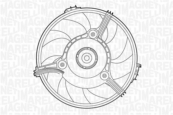 Magneti Marelli Lüfter, Motorkühlung [Hersteller-Nr. 069422263010] für VW, Audi, Seat, Skoda