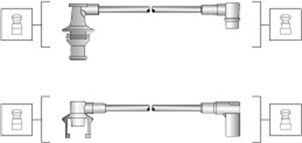Magneti Marelli Zündleitungssatz [Hersteller-Nr. 941145260723] für Renault