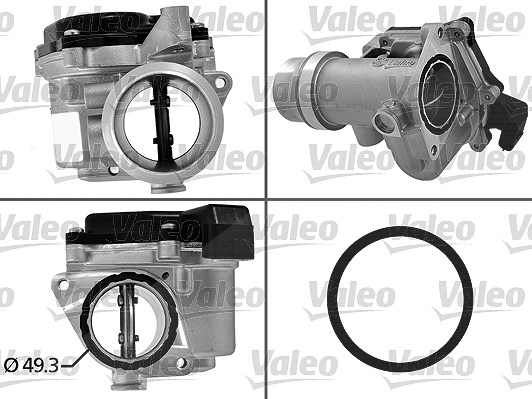 Valeo Drosselklappenstutzen [Hersteller-Nr. 700450] für Renault