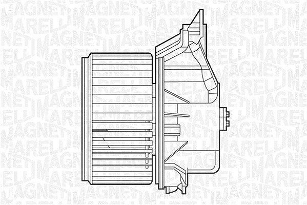 Magneti Marelli Innenraumgebläse [Hersteller-Nr. 069412529010] für Abarth, Fiat