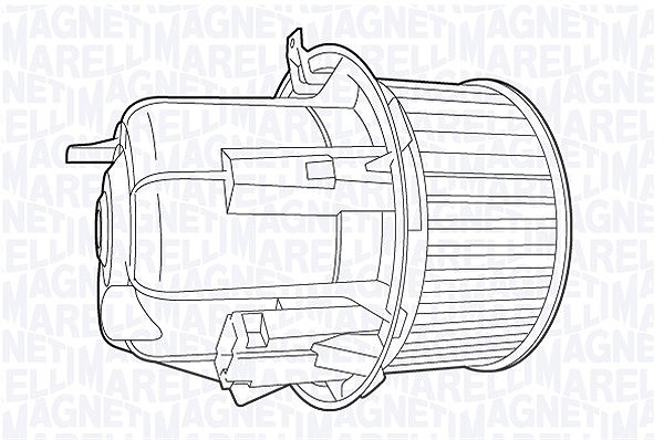 Magneti Marelli Innenraumgebläse [Hersteller-Nr. 069412704010] für Ds, Citroën