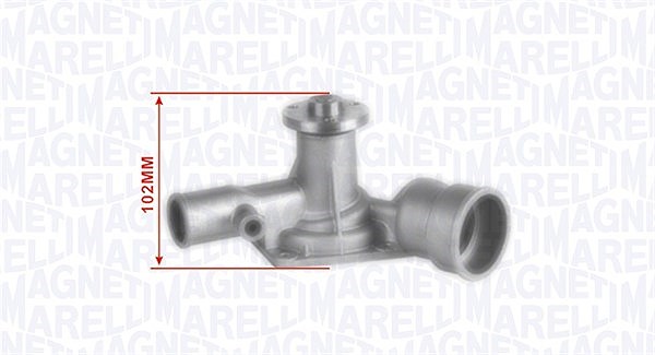 Magneti Marelli Wasserpumpe [Hersteller-Nr. 352316170864] für Opel, Vauxhall