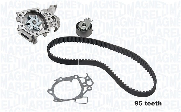 Magneti Marelli Wasserpumpe + Zahnriemensatz [Hersteller-Nr. 341404700001] für Nissan