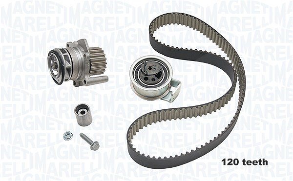 Magneti Marelli Wasserpumpe + Zahnriemensatz [Hersteller-Nr. 341404770002] für Audi, Ford, VW, Seat, Skoda